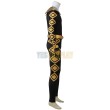 Power Rangers Dino Thunder Costume Black Ranger Tommy Oliver Cosplay Suit