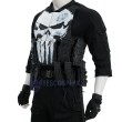 The Punisher Vest Frank Castle Cosplay Shirt One Last Kill