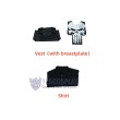 The Punisher Vest Frank Castle Cosplay Shirt One Last Kill