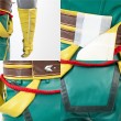 Iron Fist Cosplay Costumes Rivals with Eye Mask Halloween Suits
