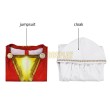 Billy Batson Cosplay Jumpsuit Billy Batson 3D Printed Costume With Cloak