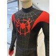 Miles Morales Spider-Man Spider-Verse Black Red Cosplay Costume