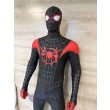Miles Morales Spider-Man Spider-Verse Black Red Cosplay Costume