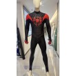 Miles Morales Spider-Man Spider-Verse Black Red Cosplay Costume