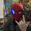 Spider-Man Electronic Helmet with Moving LED Eyes - 3 Styles