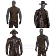 Spider-Man Noir Leather Cosplay Costume for Halloween