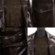 Spider-Man Noir Leather Cosplay Costume for Halloween