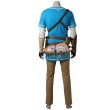 The Legend of Zelda Breath of the Wild Link Blue Tunic Cosplay Costumes