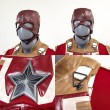 Red Guardian Cosplay Costumes Thunderbolts Captain Russia with Helmet