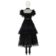 The Addams Family Cosplay Costumes Wednesday Addams Cosplay Suits
