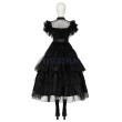 The Addams Family Cosplay Costumes Wednesday Addams Cosplay Suits
