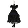 The Addams Family Cosplay Costumes Wednesday Addams Cosplay Suits
