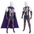 Magneto Cosplay Costumes X-Men 97 Halloween Cloak and JumpSuits with Scarf
