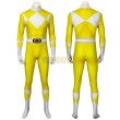 Yellow Ranger Cosplay Suits Power Rangers Yellow HQ Printed Cosplay Suit
