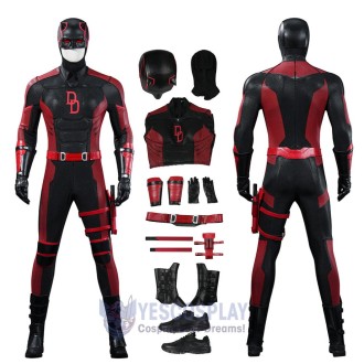 Matt Murdock Daredevil Born Again Season 3 Red Black Cosplay Costume