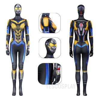 Ant-Man 3 Cosplay Costumes the Wasp Quantumania Jumpsuits