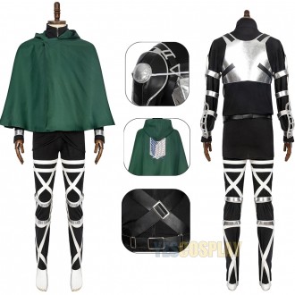Attack On Titan Final Season The Survey Corps Levi Cosplay Costumes