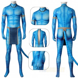 Avatar 2 The Way of Water Jake Sully Cosplay Suit For Halloween