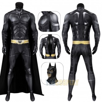 Bruce Wayne Cosplay Costume Dark Knight Batsuit Cosplay Suit