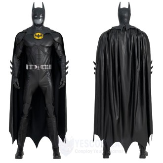 Movies Bruce Wayne Michael Keaton Cosplay Costume Bruce Wayne Suit