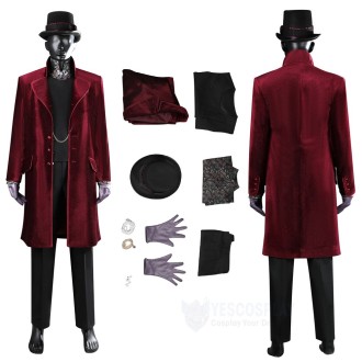 Charlie and the Chocolate Factory Cosplay Costume Willy Wonka Suits