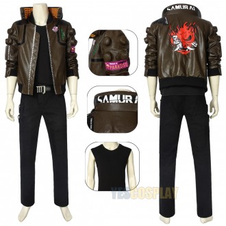 Cyberpunk 2077 Cosplay Costume Cosplay Jacket For Male