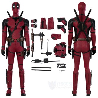 2024 Deadpool 3 Cosplay Costume Deadpool Halloween Cosplay Suit