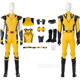 Wolverine Yellow Suit Deadpool 3 Cosplay Costume