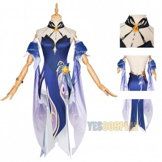 Genshin Impact Ningguang Orchid's Evening Gown Cosplay Costume