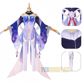 Genshin Impact Sangonomiya Kokomi Cosplay Costumes Deluxe Version
