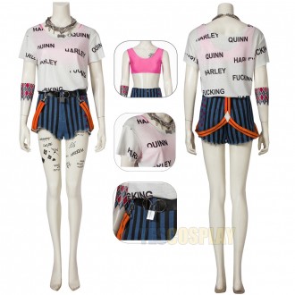 Harley Cosplay Costume Birds of Prey Cosplay Outfits