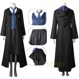 Hogwarts Legacy Cosplay Costumes Ravenclaw School Uniform Top Level