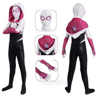 Kids Spider-Man Cosplay Costumes Verse Gwen Cosplay Suits