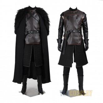 Jon Snow Night's Watch Commander Suit Jon Snow Cosplay Costume