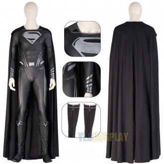 Justice Dawn SuperHero Black Cosplay Costume Clark Kent Suits