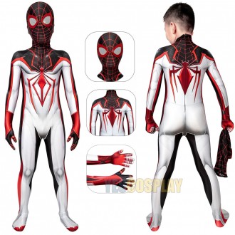 Kids Miles Morales TRACK Costume Cosplay Suit For Halloween