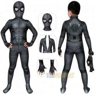 Kids Spider-man Stealth Costume Spiderman Night Monkey Suit For Children