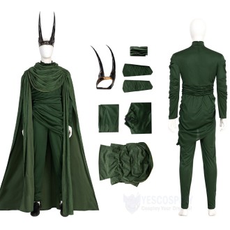 Loki Season 2 God Of Stories Green Cosplay Costumes