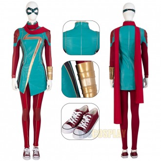 Ms.Marvel Cosplay Costumes Kamala Khan Cosplay Suit