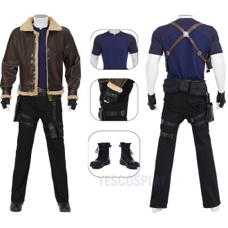 Leon Kennedy Costumes Resident Evil 4 Remake Cosplay Suits