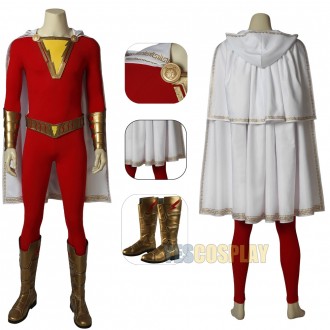 Billy Batson Cosplay Costumes Billy Batson Family Superheroes Suits