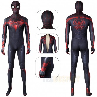 Spider-Man PS5 Miles Morales Cosplay Costumes Top Level