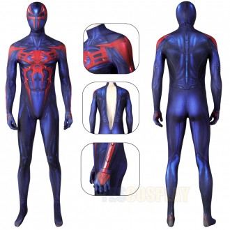 Spider Man 2099 Cosplay Costumes Miguel O'Hara HQ Jumpsuit