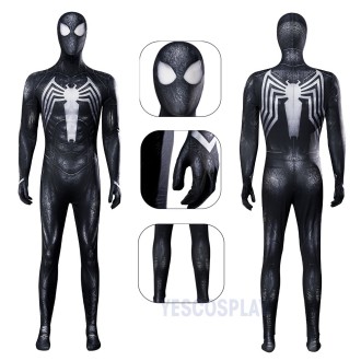 Spider-Man 2 Venom Symbiote PS5 Cosplay Costumes Halloween Jumpsuits