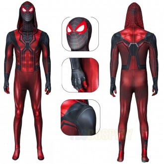 Spider-Man Miles Morales Cosplay Costumes Miles Morales Jumpsuit