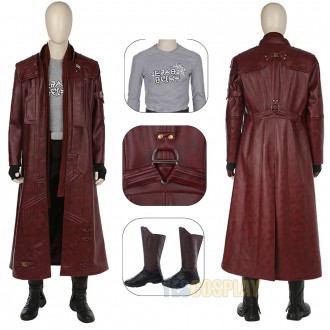 Star Lord Trench Coat Guardians Of The Galaxy 2 Cosplay Costumes