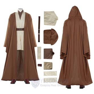 Star Wars Cosplay Costumes Obi-Wan Kenobi Jedi Cosplay Suit
