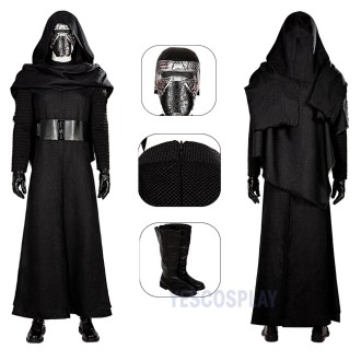Star Wars S7 The Force Awakens Kylo Ren Cosplay Costumes