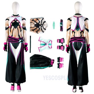 Game Street Fighter 6 Cosplay Costumes Juri Cosplay Suits