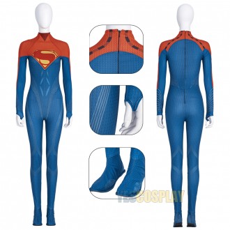 Super Girls Cosplay Costume Movie Kara Zor-El Cosplay Suit